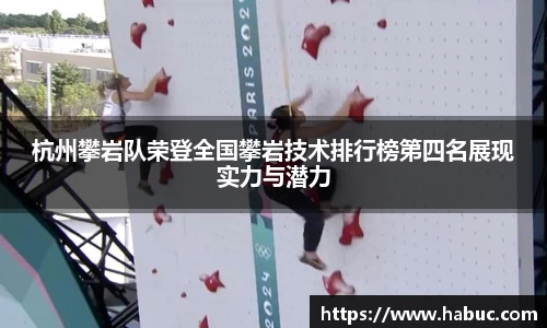 杭州攀岩队荣登全国攀岩技术排行榜第四名展现实力与潜力